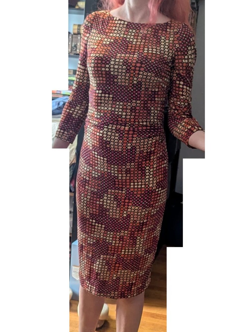M David Meister Colorful Pattern Dress - sz 4